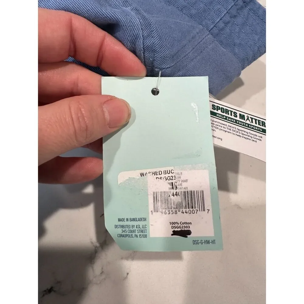 NWT DSG Washed Denim Girls Bucket Hat Size Small / Medium